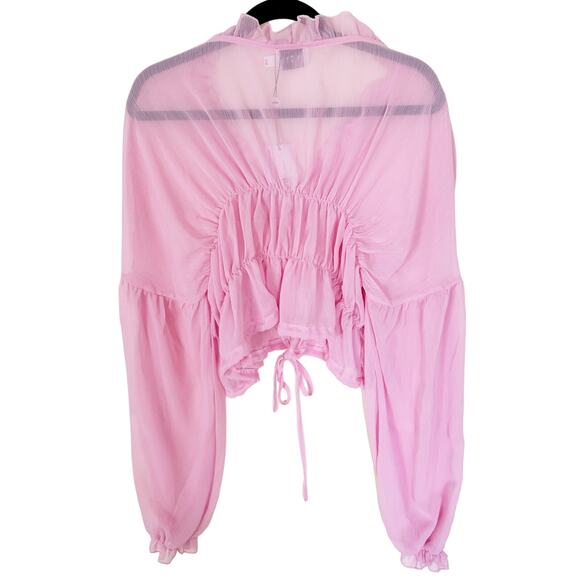 SNDYS x REVOLVE BALI Top in Baby Pink Size 2 NWT - Picture 5 of 9
